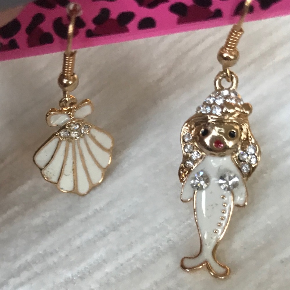 Betsey Johnson Mermaid Earrings
